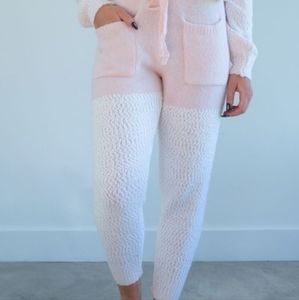 Blush pink cozy comfy pants 💕